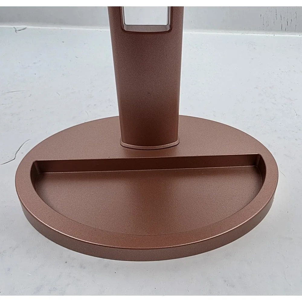 Deweisn Tri-Fold Vanity Makeup Mirror Pedestal with 21 LED Lights‎ - Rose Gold